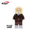 Building Blocks Star Wars Luke Skywalker Qui-Gon Jinn Asajj Ventress Han Solo Embo Jawa Luminara Unduli Bricks Kids Toys PG8037
