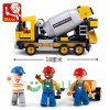 Building Blocks Sluban 296Pcs cement mixers ruban blocks to the new project Fancy toys action figure Bricks Toys for children