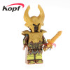 Building Blocks Single Sale American Science Fiction Monster Movie Super Heroes Lava Crystal Godzilla Toys for children PG0001