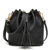 Bucket bag women Pu Leather String Shoulder bag Luxury Bags Famous Designer no Logo printed