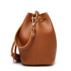 Bucket bag women Pu Leather String Shoulder bag Luxury Bags Famous Designer no Logo printed