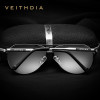 VEITHDIA Brand Stainless Steel Men's Sunglasses Polarized Mirror Lens Eyewear Accessories Sun Glasses For Men 3562