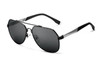 VEITHDIA Brand Men's Aluminum Magnesium Big Oversize Sunglasses Polarized Blue Lens Eyewear Sun Glasses For Men Male 3598