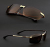 VEITHDIA Aluminum Magnesium Polarized Men's Sunglasses Rimless Sun Glasses Driving Goggle Eyewear Accessories For Men 3043