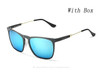 VEITHDIA  Polarized sunglasses men Square Retro Aluminum Accessories Driving Sun Glasses For Men lunettes de soleil homme 6368