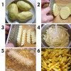 Vegetable Cutter Stainless Steel Potato Wavy Edged Cutter Knife Gadget Vegetable Fruit Potato Cutter Peeler Cooking Tools