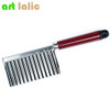 Vegetable Cutter Stainless Steel Potato Wavy Edged Cutter Knife Gadget Vegetable Fruit Potato Cutter Peeler Cooking Tools