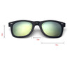 VEGA Polarized Clip On Sunglasses Over Prescription Glasses With Box Fit Over Glasses Sunglasses Flip Up Clips  5840