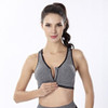 VEAMORS Hot 2017 New Sexy Ladies Big Size Full Cup Push Up Zipper Bra,Professional Shockproof Wicking Bra Fitness Underwear Vest