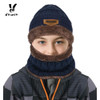 VBIGER 2pcs Kids Scarf Set Winter Warm Knitted Hat Cap Skullies Beanies Circle Scarf with Thicken Fleece Lining for Boys Girls