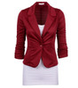 Benedict Women Slim Blazer Feminino Coat Fashion Casual Elegant Jacket One Button Brand Ladies Blazers Work Wear Casaco Feminino