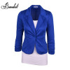 Benedict Women Slim Blazer Feminino Coat Fashion Casual Elegant Jacket One Button Brand Ladies Blazers Work Wear Casaco Feminino