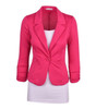 Benedict Women Slim Blazer Feminino Coat Fashion Casual Elegant Jacket One Button Brand Ladies Blazers Work Wear Casaco Feminino