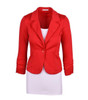 Benedict Women Slim Blazer Feminino Coat Fashion Casual Elegant Jacket One Button Brand Ladies Blazers Work Wear Casaco Feminino
