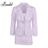Benedict Women Slim Blazer Feminino Coat Fashion Casual Elegant Jacket One Button Brand Ladies Blazers Work Wear Casaco Feminino