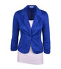 Benedict Women Slim Blazer Feminino Coat Fashion Casual Elegant Jacket One Button Brand Ladies Blazers Work Wear Casaco Feminino