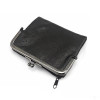 BELLO TUTTI Ladies Leather Wallet Sheepskin Leather Mini Wallet Card Holder Purses Metal Wallet Frame Women Short Wallet Red