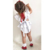 Embroidery Flower White Newborn Baby Infant Girl Clothes Floral Backless Romper Jumpsuit Body suit Sunsuit clothes for newborns