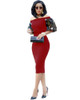 Embroidery Floral Women Summer Elegant Slim Dresses Office Lady Off Shoulder Work OL Bodycon Pencil Dress Vestidos Drop Shipping