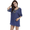 Embroidery Blouse Shirt Plus Size Casual Summer Female Fashion Mujer Clothing Ladies Blusa Feminina Renda Women Tops Tee Clothes