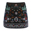 Embroidered Skirt Vintage Pencil Short Skirts Womens High Waist Black Boho Mini Casual Floral Embroidery Skirt Women