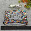 Embroidered patches for clothing Color Perfume badge applique sequins patch diy accessories Label patchwork free shipping
