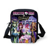 ELVISWORDS Mini Cartoon Monster High Print Shoulder Bags Small Girls Monster Bag Designer Woman Casual 3D Satchel School Bag Set