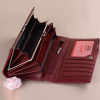 Embossing Flower Genuine Leather Women Wallet Brand Female Wallets Fashion Hasp Women Leather Purse Real Leather Wallet Clutch
