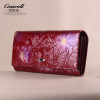 Embossing Flower Genuine Leather Women Wallet Brand Female Wallets Fashion Hasp Women Leather Purse Real Leather Wallet Clutch