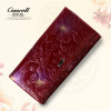 Embossing Flower Genuine Leather Women Wallet Brand Female Wallets Fashion Hasp Women Leather Purse Real Leather Wallet Clutch