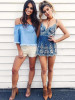 Emboridery V-Neck Spaghetti-neck Jumpsuits Bottoms