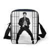 ELVISWORDS Cartoon Elvis Presley Shoulder Bag 3d Singer Character Children Students School Bags Set Kids Satchels Bookbag Gifts