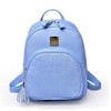 Elvasek 2017 women backpacks fashion ladies travel bags pu leather backpack small style shopping bag student's school backpacks