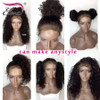 Elva Hair Water Wave Lace Front Human Hair Wigs For Black Women Pre Plucked Hairline With Baby Hair Bleached Knots Remy Hair Wig
