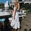 ELSVIOS Fashion Strap Backless Women Dress 2018 Summer Sexy V Neck button Lace Dresses Casual White Beach Dress Female Vestidos ELSVIOS Fashion Strap Backless Women Dress 2018 Summer Sexy V Neck button Lace Dresses Casual White Beach Dress Female Vestidos