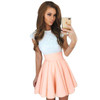 ELSVIOS Cute 9 colors A-line Lace dress short sleeve O Neck ladies summer dress 2017 Fashion women High-grad party Mini dresses