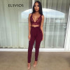 ELSVIOS 6 Colors High Waist Trousers Women Pants Bow Tie Drawstring Elastic Waist Pants With Pockets Summer Sweet Pencil Pants