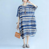 elseisle Striped Dress Plus Size New Korean Fashion Summer Style Stripe Dress For Ladies Women Summer Dress 2017 Wave Stripes