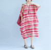 elseisle Striped Dress Plus Size New Korean Fashion Summer Style Stripe Dress For Ladies Women Summer Dress 2017 Wave Stripes