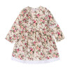 Girls Dress Long Sleeve Lovely Floral Print Long Sleeve Flower Kids Dress Baby Girl Clothes Princess Dresses 2-7Y
