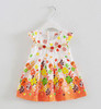 girls dress fashion girls print clothes Baby sleeveless kids clothes girl party dresses new infant baby clothes