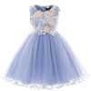 Girls Dress 3D Flower Children Wedding Party Ball Gown Butterfly Baby Girl Prom Dresses Princess Kids Birthday Frocks for Girl