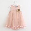 Girls Dress 2018 Brand Kids Clothes Butterfly Sleeve Letter T-shirt+Floral Voile Dress 2Pcs for Clothing Sets Children Dress