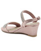 Girls Diamante Wedge - Pink