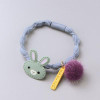 Girls Cute Cartoon Alloy Rabbit Ball Elastic Hair Bands Hair Ornament Hair Ropes Rubber Band Headbands Children Hair Accessories