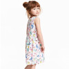 Girls Cotton Dress butterfly 2017 Brand Summer Sleeveless Flower Princess Dress for Kids Girls Dresses