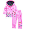 Girls Clothes Sets Autumn Children Clothing Boy Raincoat Sport Suit Print Long Sleeve Waterproof Girls Jacket+Pants Kids Clothes