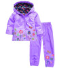 Girls Clothes Sets Autumn Children Clothing Boy Raincoat Sport Suit Print Long Sleeve Waterproof Girls Jacket+Pants Kids Clothes