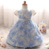 Newborn Baby Girl Christmas Dress Little Bridesmaid Dress Christening Toddler Girl Clothing Kids Infant Birthday Party Dress
