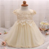 Newborn Baby Girl Christmas Dress Little Bridesmaid Dress Christening Toddler Girl Clothing Kids Infant Birthday Party Dress